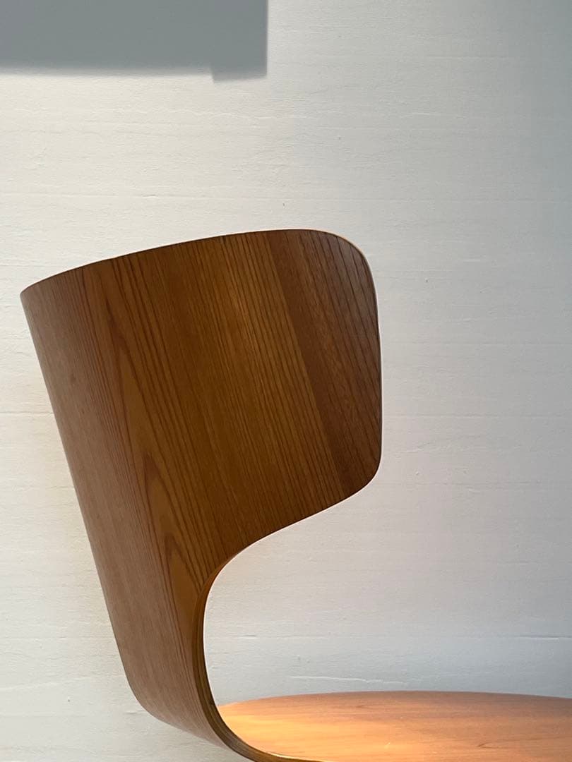 セール 希少 天童木工 剣持勇 ヴィンテージ カブト座椅子／欅材