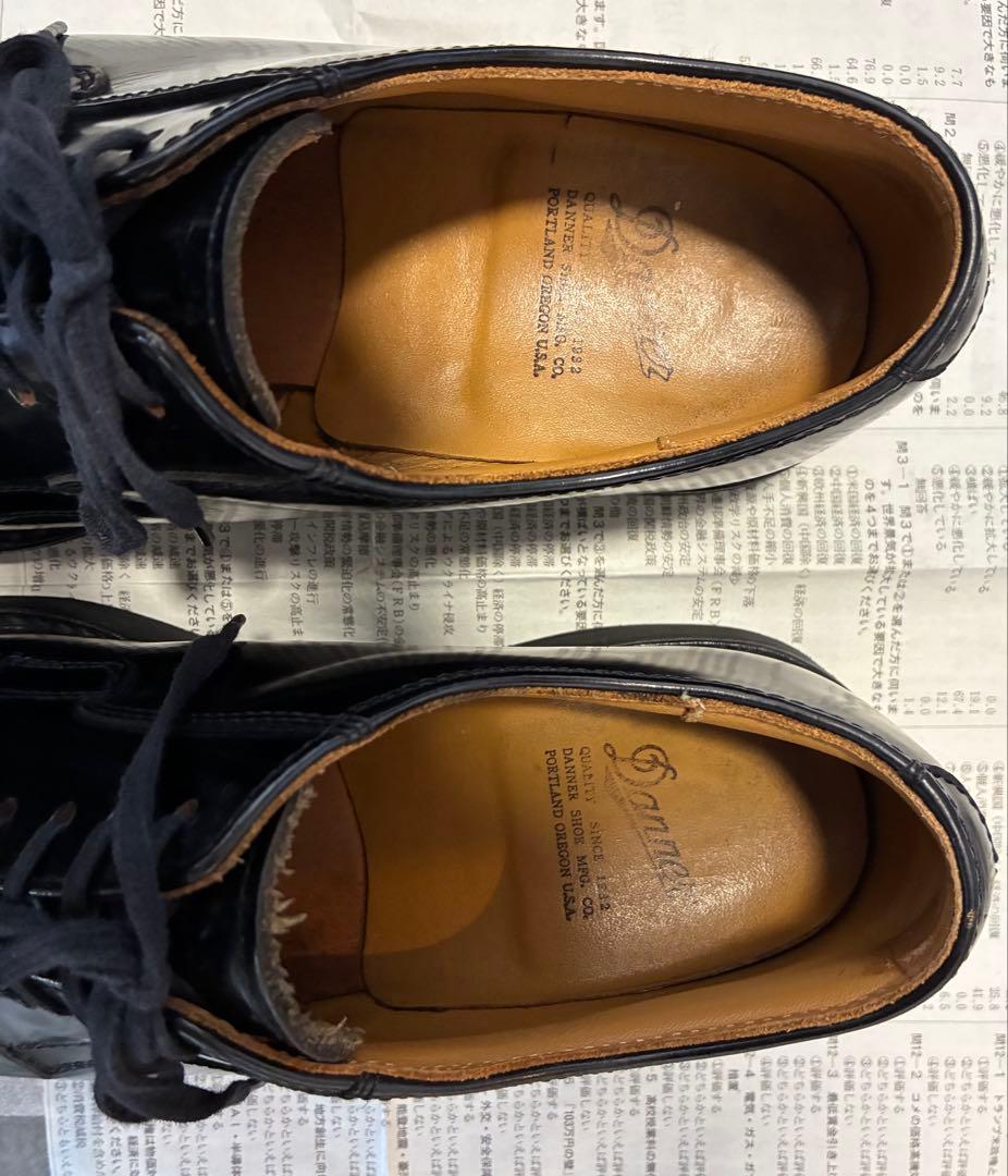 リ*ク様 ダナー ポストマンシューズ D-4300 BLACK 7H 25.5c