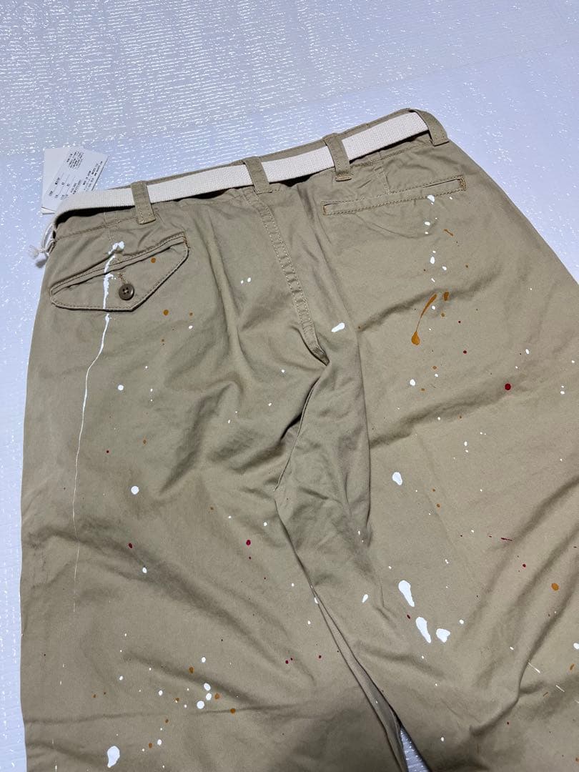 美品】MASTER&CO. マスターアンドコー チノ ペンキ加工 - メルカリ