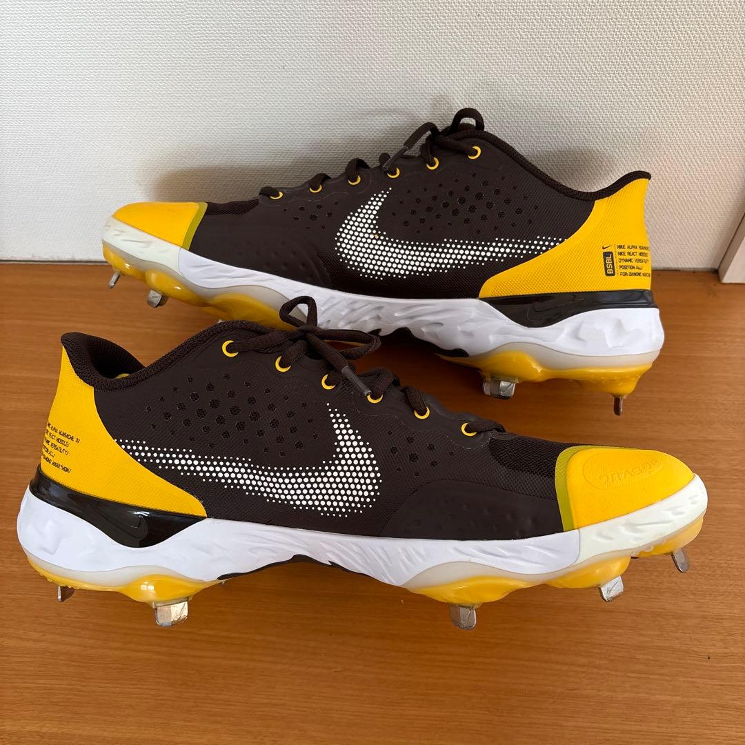 ナイキベースボールメタルスパイク海外モデル MLBパドレスカラー US12