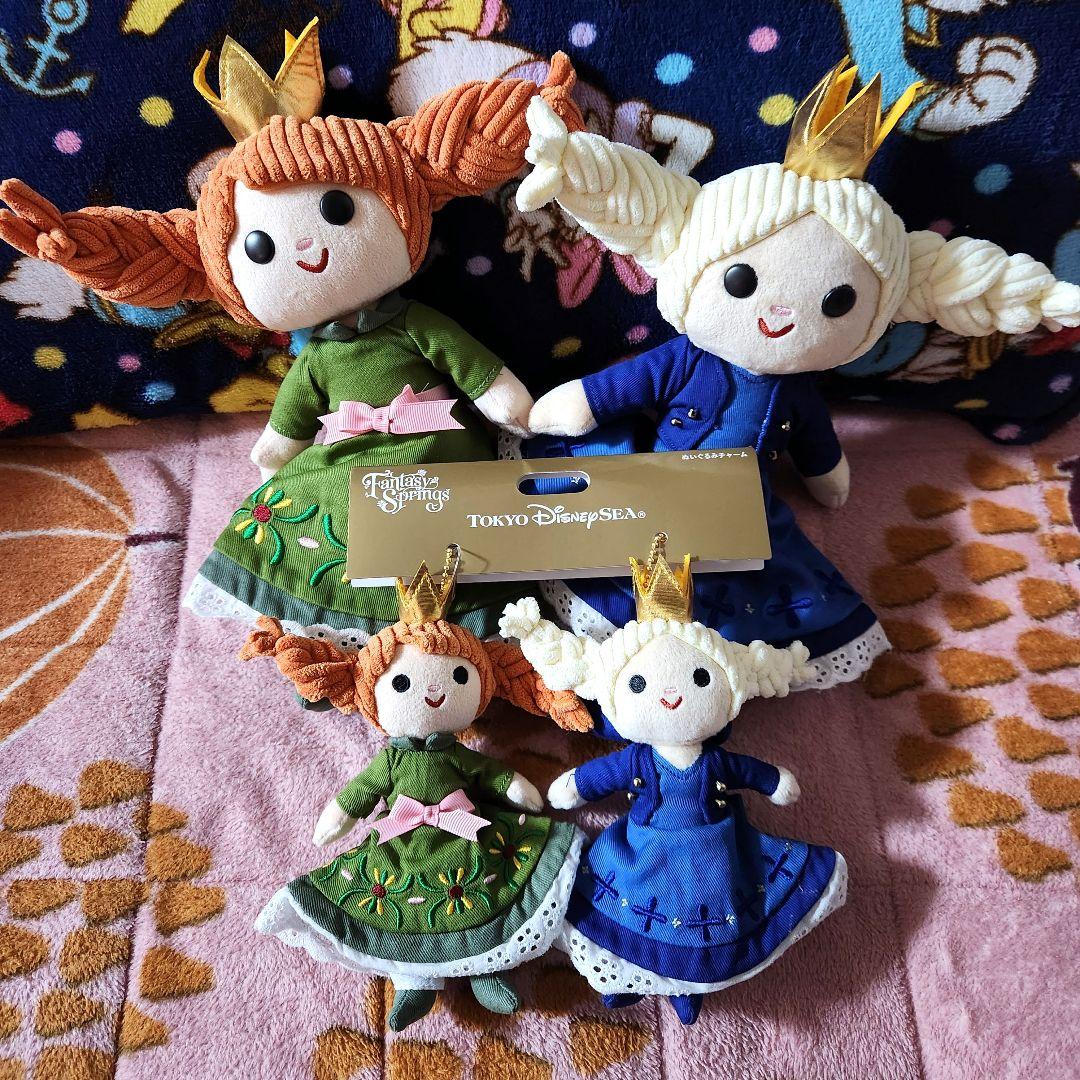 ディズニー アナ雪 ぬいぐるみ＋チャームセット(ファンタジー