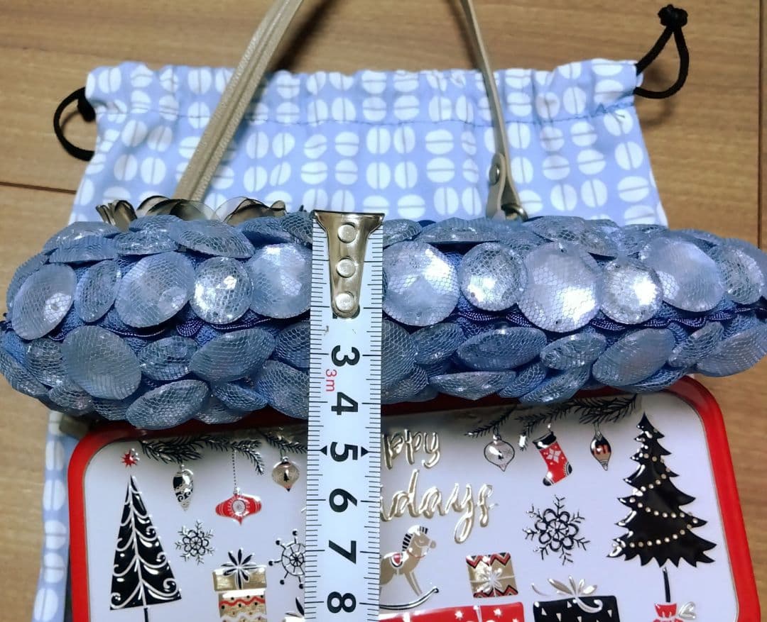 R*中様 新品未使用☆ジャマンピュエッシュ ビジューバッグ 結婚式 謝恩