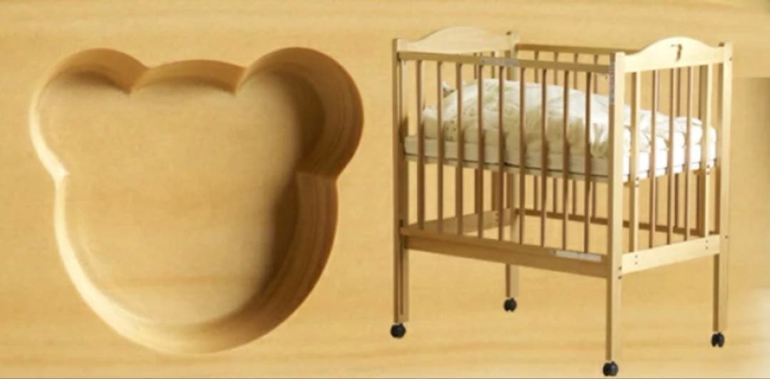 石崎家具 ベビーベッド 「NEWファンシーミニ」 ベッド&ベビーベッド専門店『スリーピー』 日本製 ベビーベッド「New