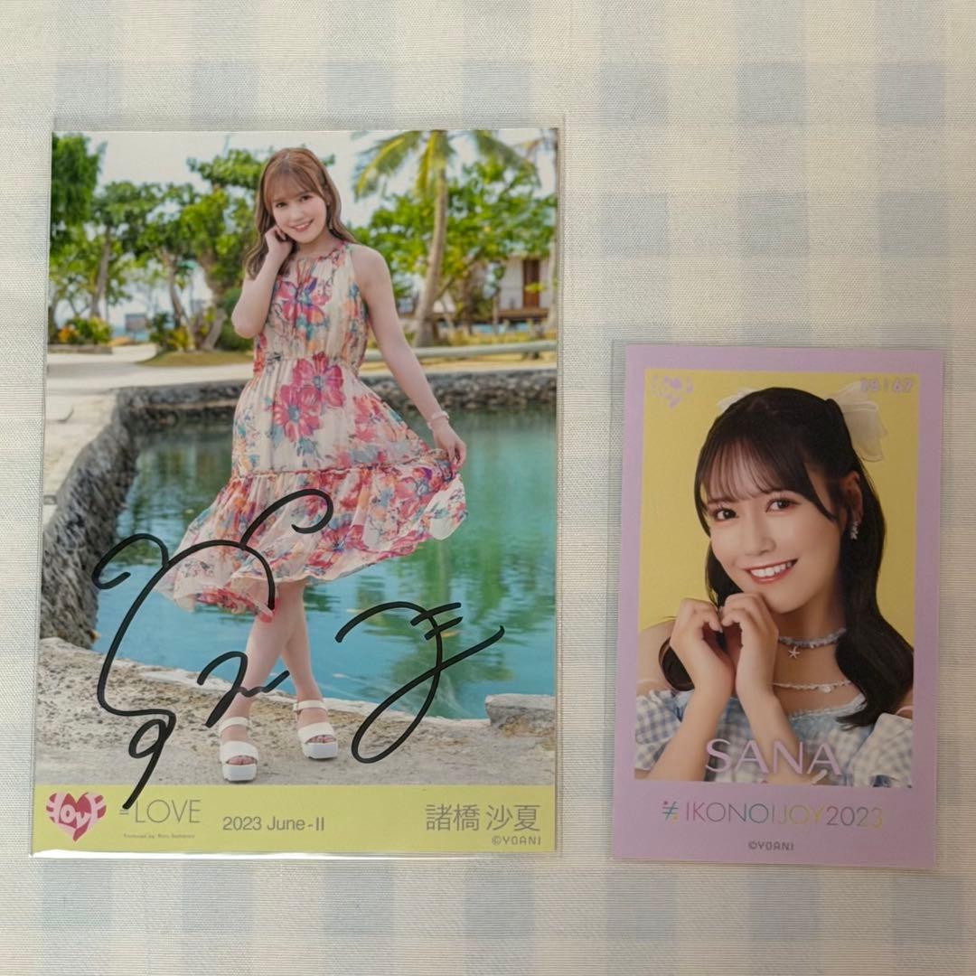 イコラブ ＝LOVE 諸橋沙夏 ナツマトペMV衣装 直筆 - メルカリ