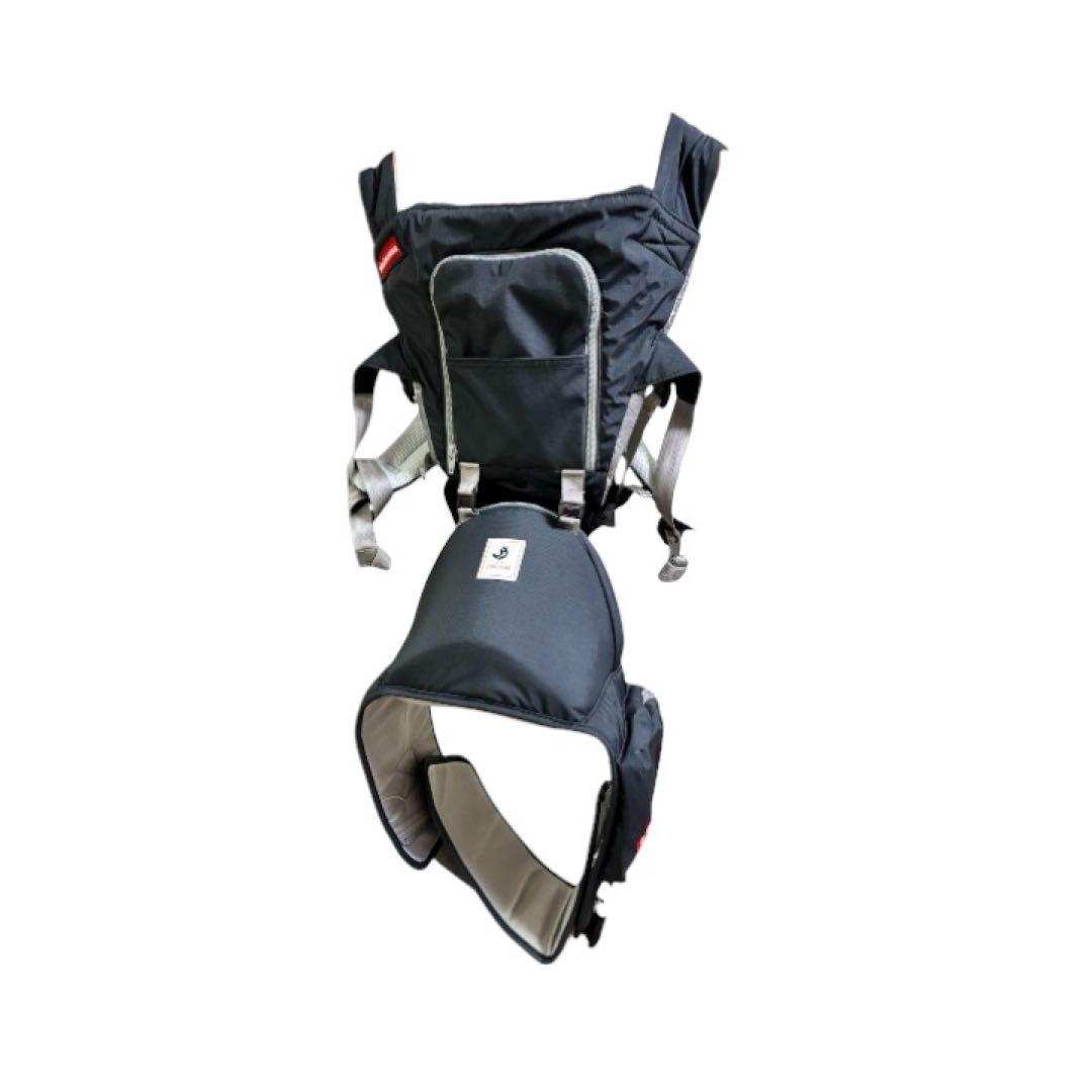 未使用品✨】 ミキハウス×ポグネー ベビーキャリア 抱っこ紐(ブラック