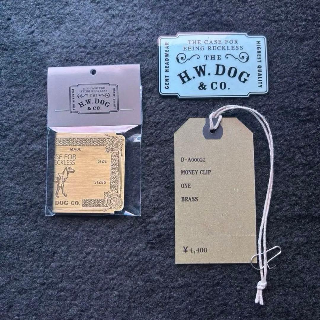 THE H.W.DOG&CO. MONEY CLIP マネークリップ
