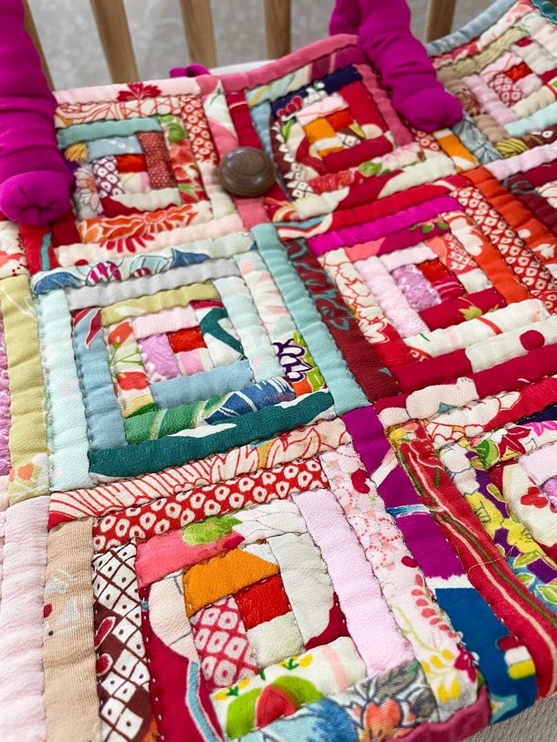 ちちんぷいぷい様専用 京都 正絹 手縫いパッチワークバッグ - メルカリ