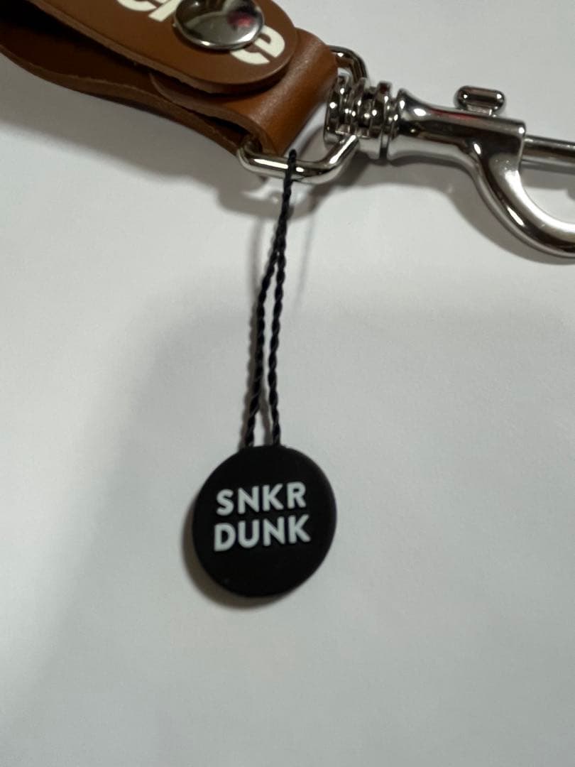 Supreme Leather Key Loop \"Brown\" 新品未使用