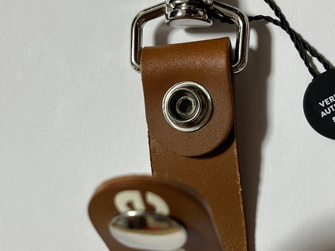 Supreme Leather Key Loop \"Brown\" 新品未使用