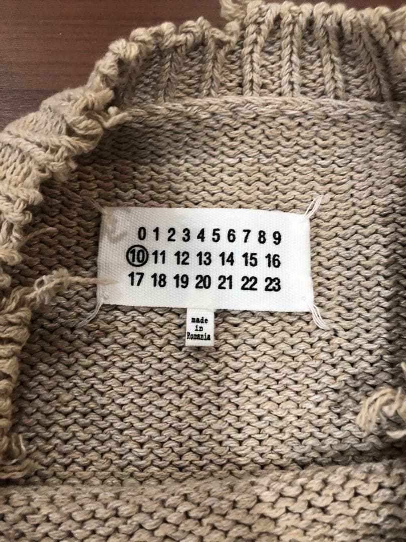 最安 23ss メゾンマルジェラ ダメージニット 米津玄師 s50gp0275