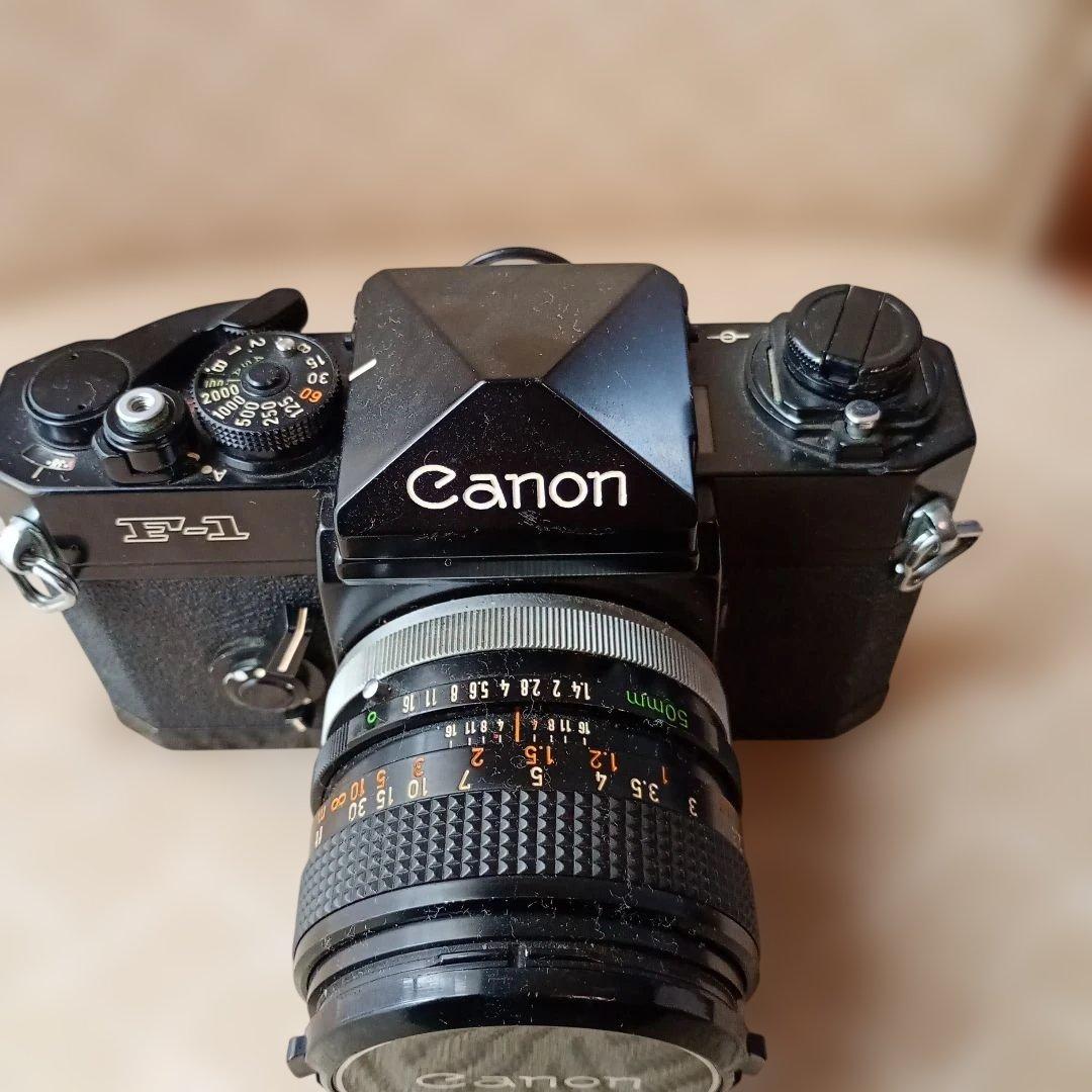 Canon F-1 一眼レフカメラ 50mmレンズ付き - メルカリ