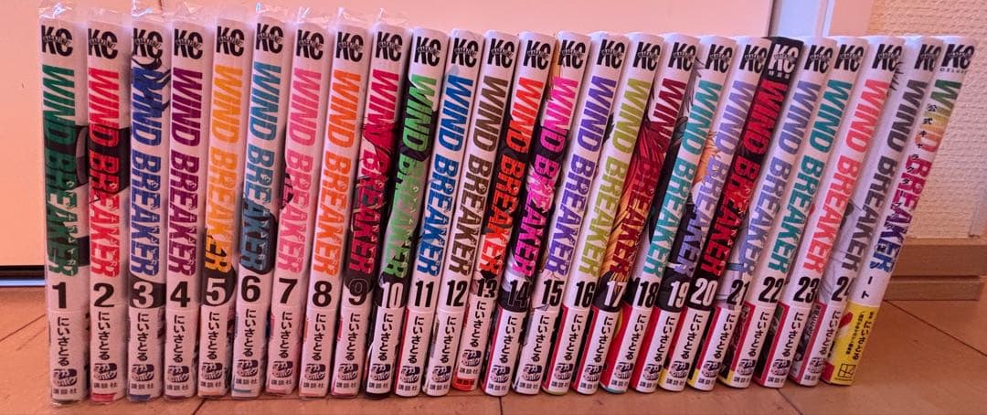 WIND BREAKER ウィンドブレイカー1-24巻、公式キャラクターブック WIND BREAKER 公式キャラクターブック 秘ノート』（にい