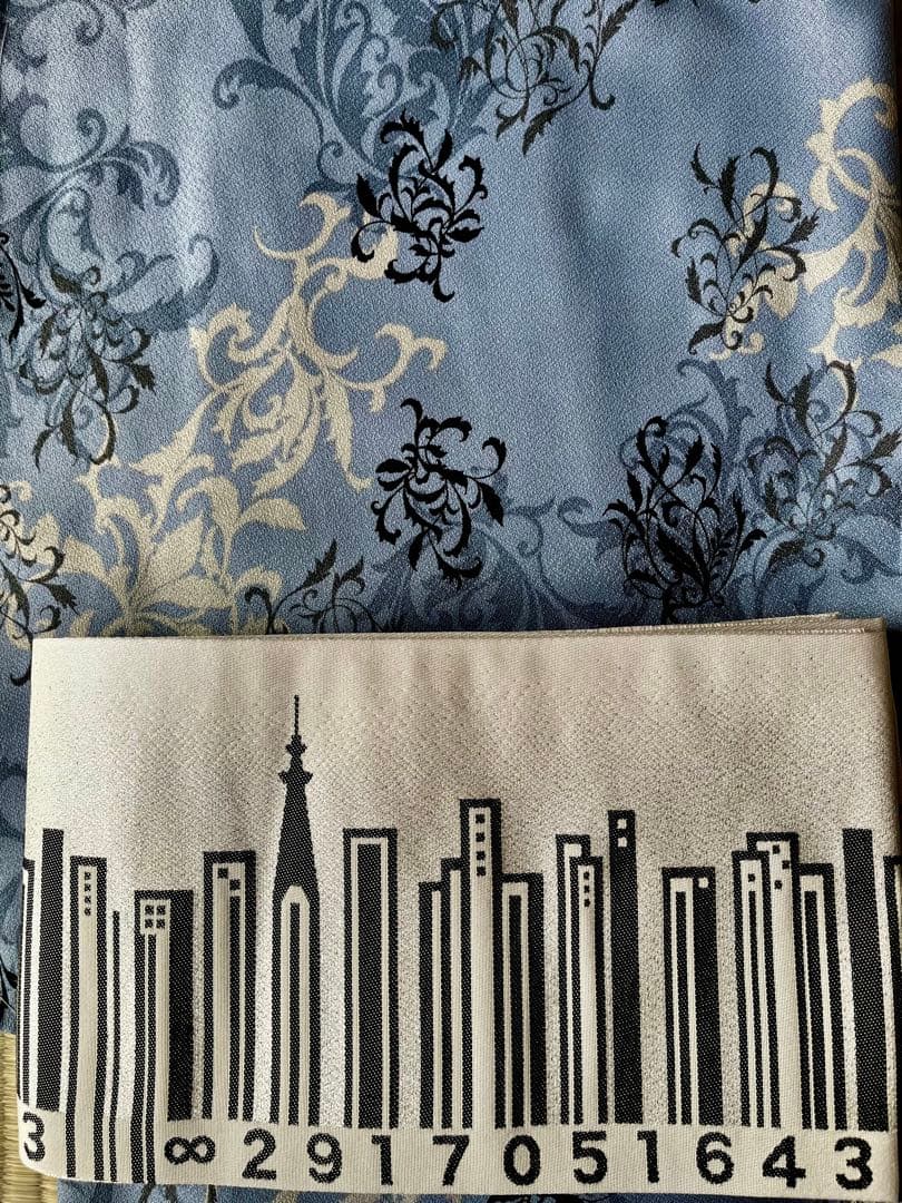 KIMONO MODERN 着物&帯セット【新品未使用】 KIMONOMACHI 洗える着物 セット 「袷着物＋京袋帯＋帯揚げ＋帯締めの4