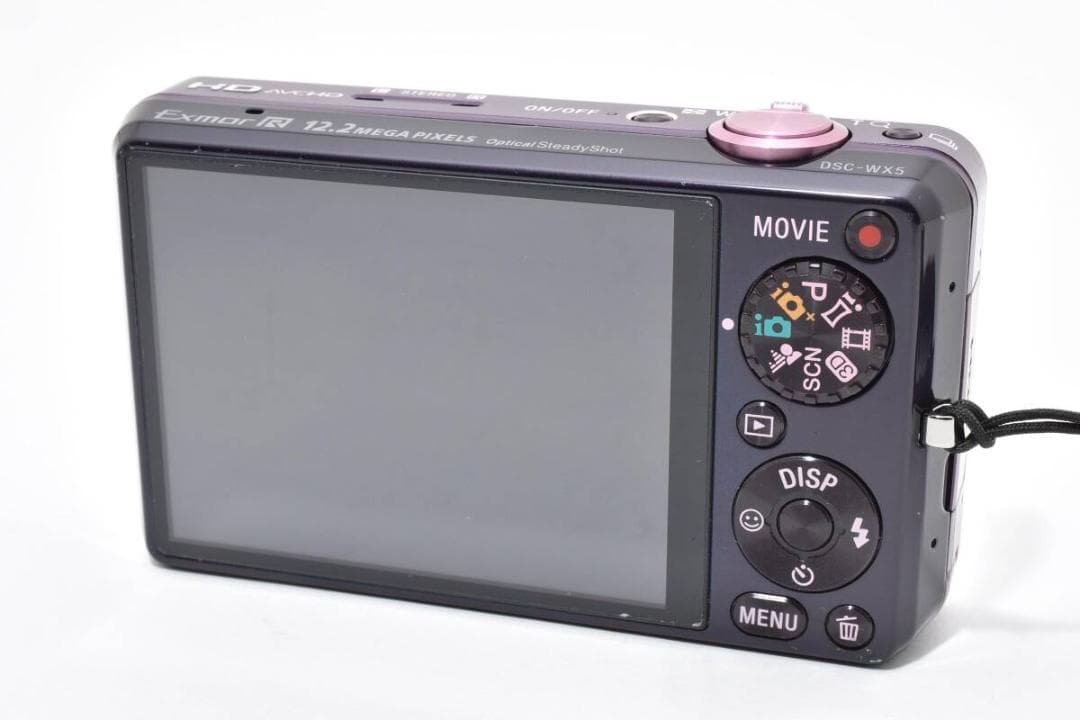 美品 ソニー SONY Cyber-shot DSC-WX5 パープル A309 - メルカリ