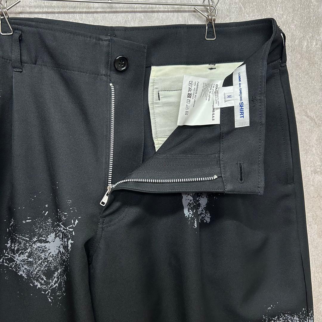 山口一郎着用モデル】コムデギャルソンシャツ ペイント セットアップ M