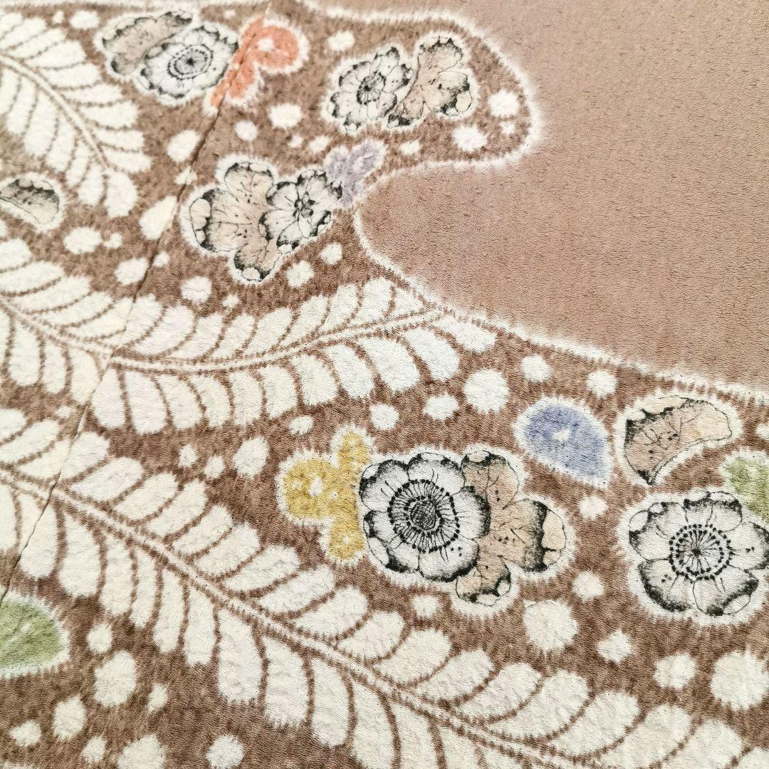 新品 辻が花】優しいミルクティー色 技巧絞り 訪問着 付け下げ - メルカリ