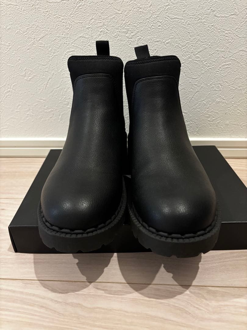 未使用級☆UNIQLO:C サイドゴアブーツ 完売品 ブラック 黒 26cm - メルカリ