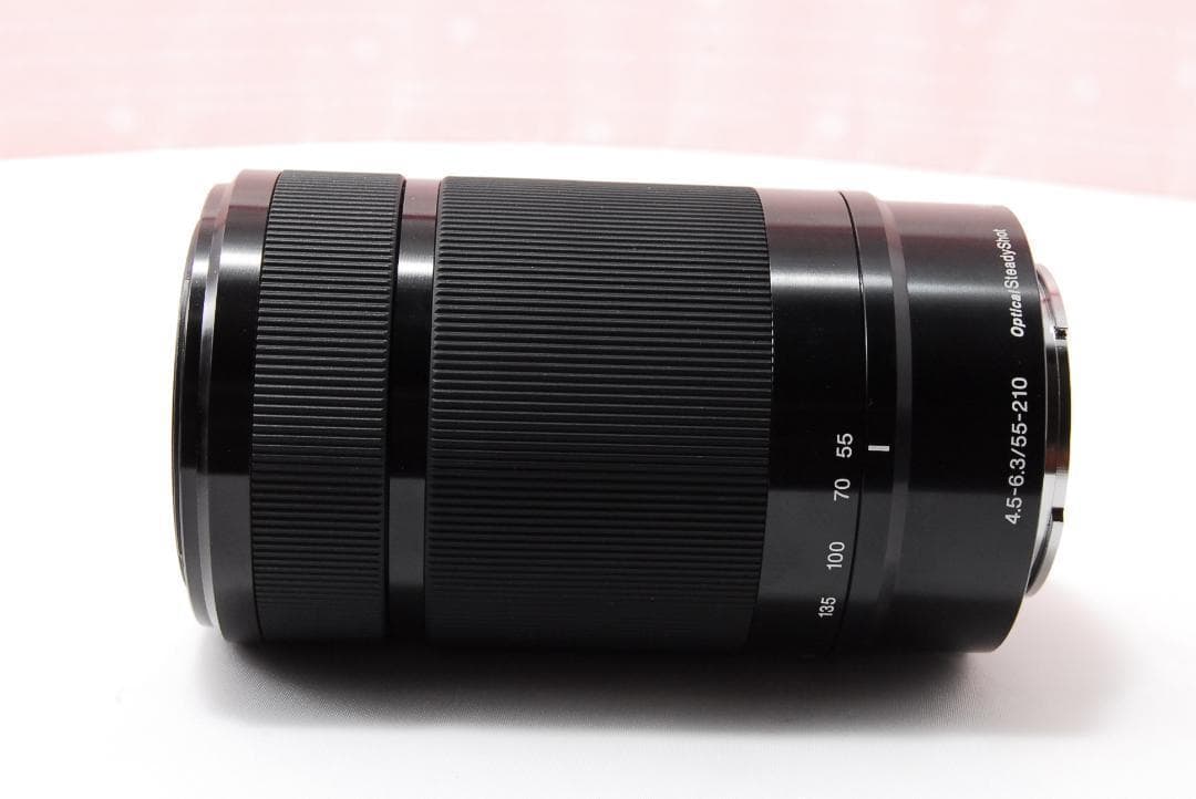 〓望遠レンズ〓ソニー SONY E 55-210mm F4.5-6.3 ブラック