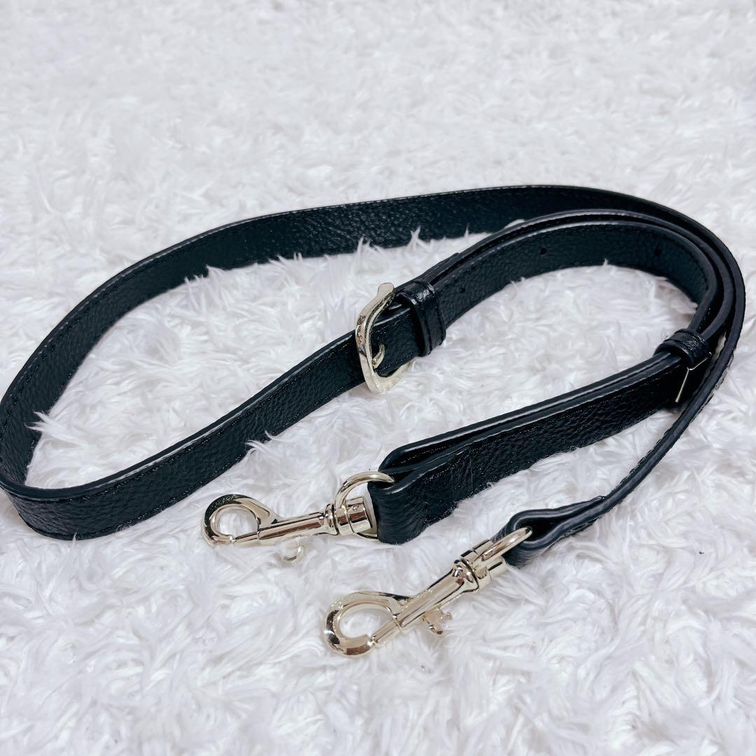 未使用品✨russet ショルダーバッグ モノグラム 総柄 紺 ロゴ金具 保存