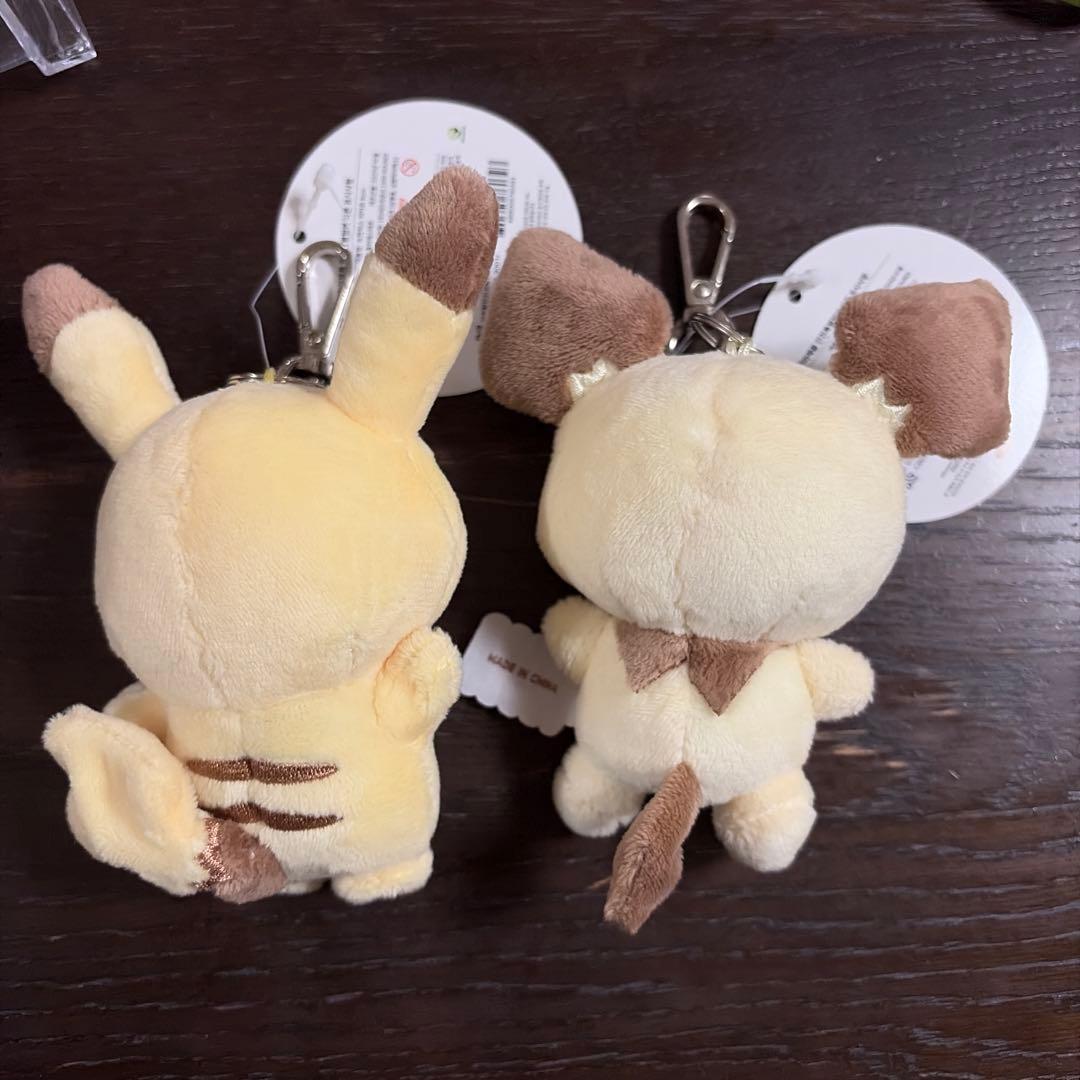 ポケモン ピカチュウ ピチュー ぬいぐるみ キーホルダー ポケピース