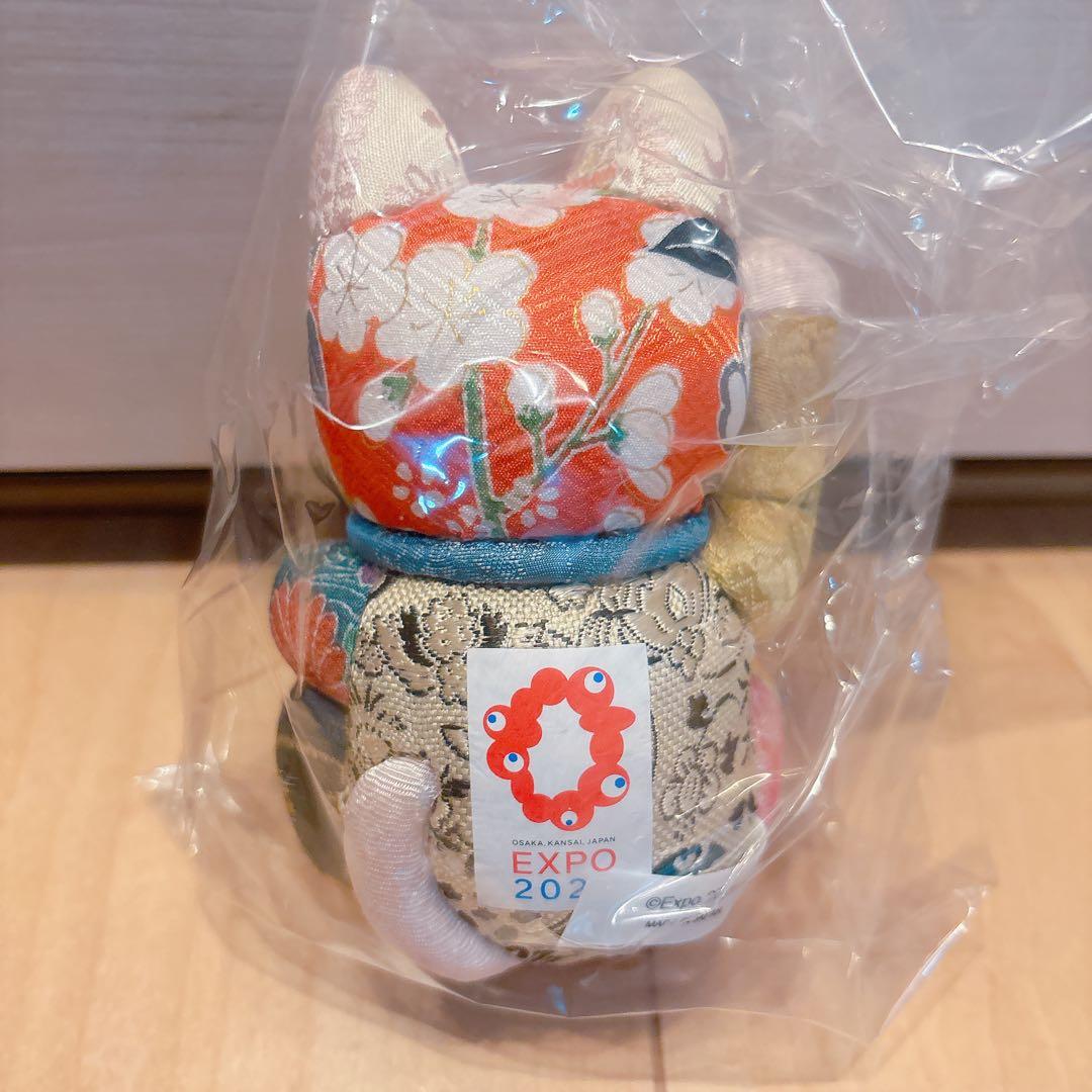 大阪関西万博 公式式ライセンス 江戸 招き猫木目込人形 ミャクミャク