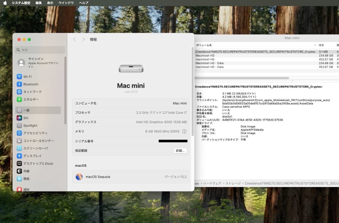 Mac mini Corei7 2.3GHz Dual SSD 付属品完備