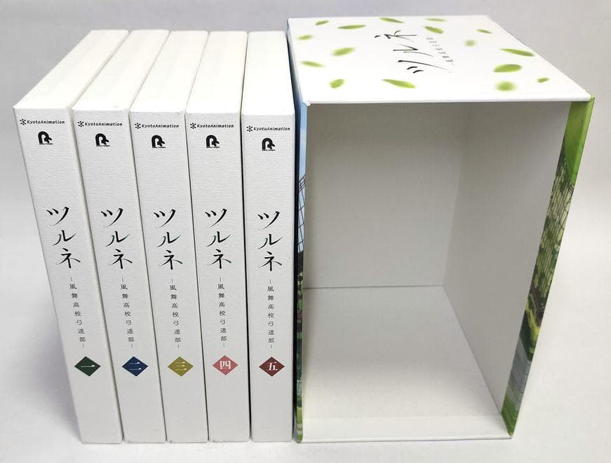 帯なし、収納BOX付きの良品♪　ツルネ -風舞高校弓道部- 5巻S　DVD