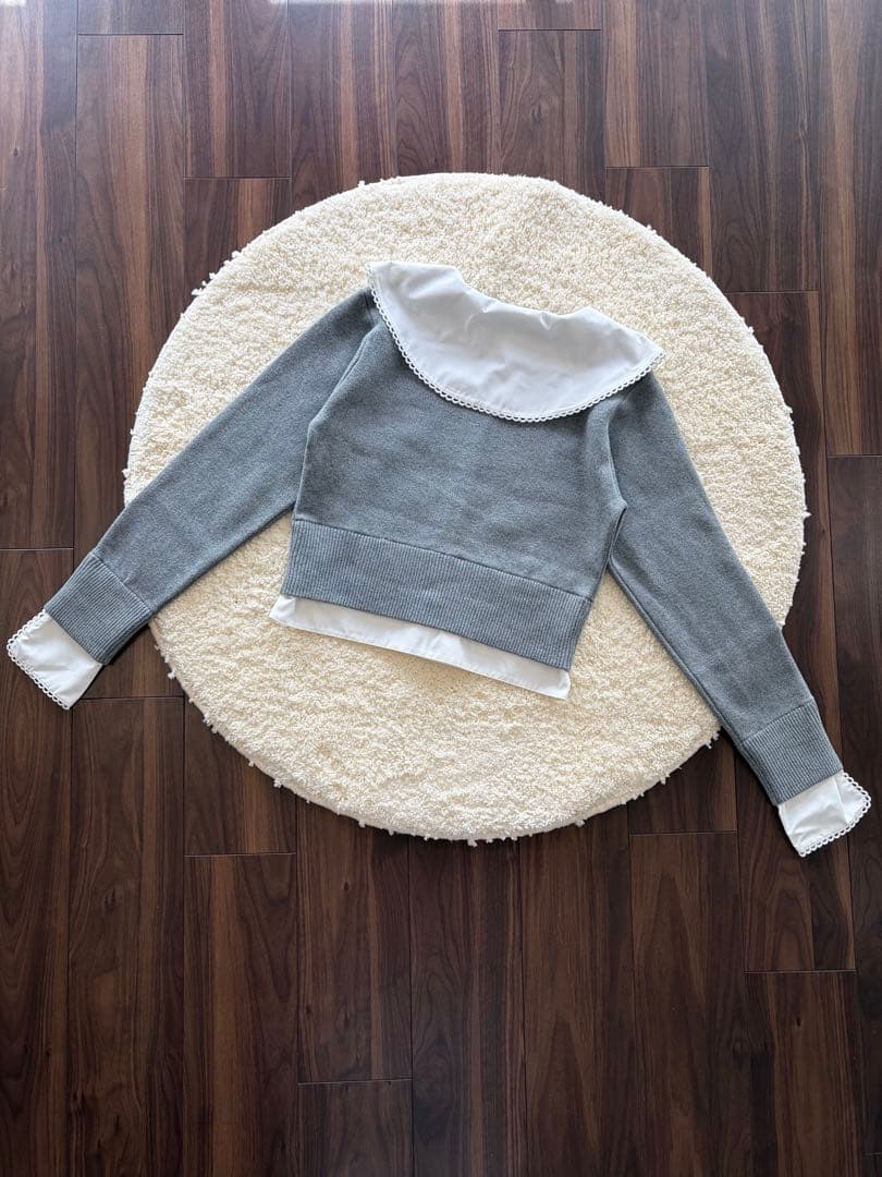 Bibiy. PATTY PILGRIM TOP グレー - メルカリ