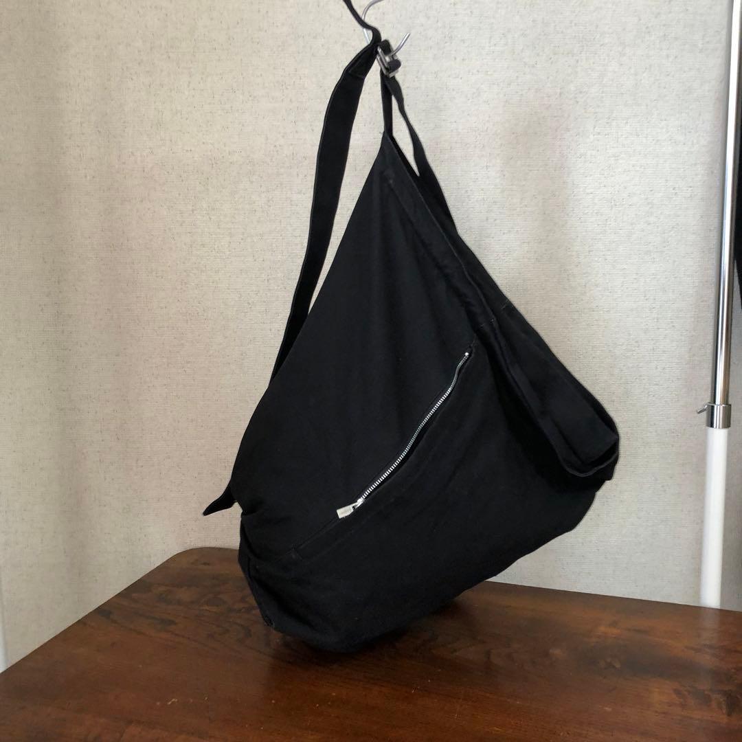 バッグ discord yohji yamamoto shoulder bag DISCORD YOHJI YAMAMOTO | Drape Leather Shoulder Bag | Men | Lane