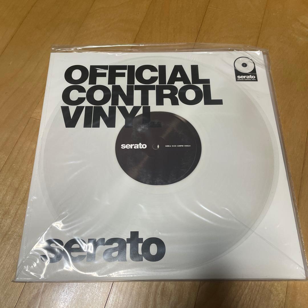 Serato セラート コントロールバイナル 半透明ホワイト 未使用品 貴重 serato 12 Serato Control Vinyl [Clear] 2枚組 セラート コントロール