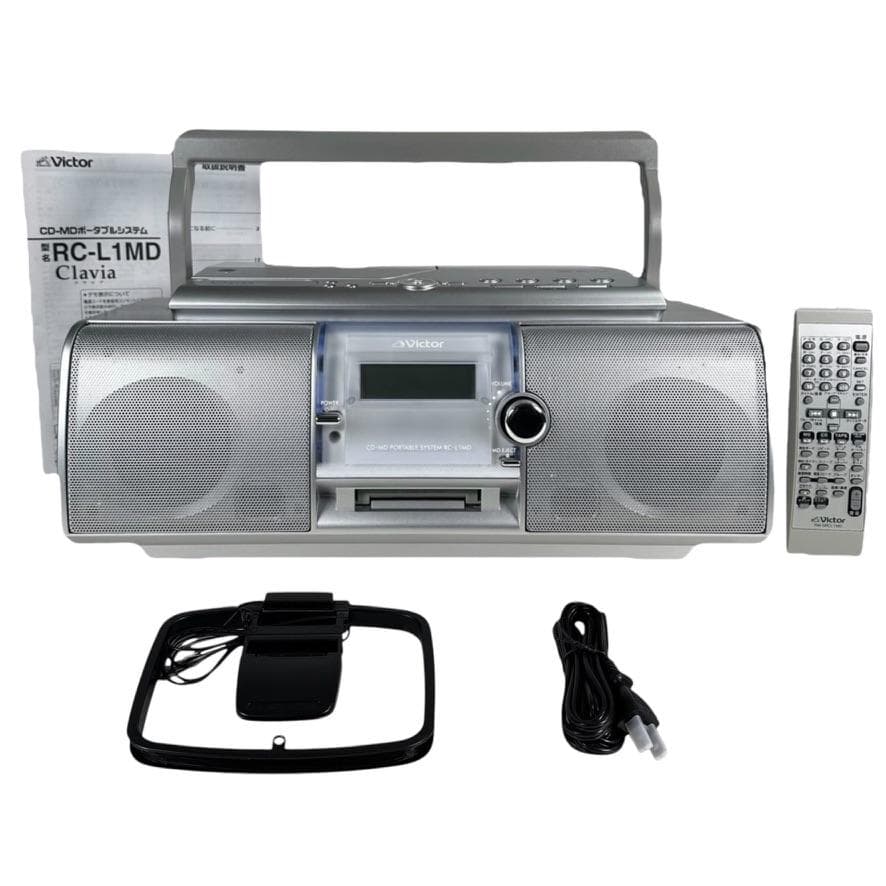 ビクター Claviaクラビア CD-MDポータブルシステム RC-L1MD動作品