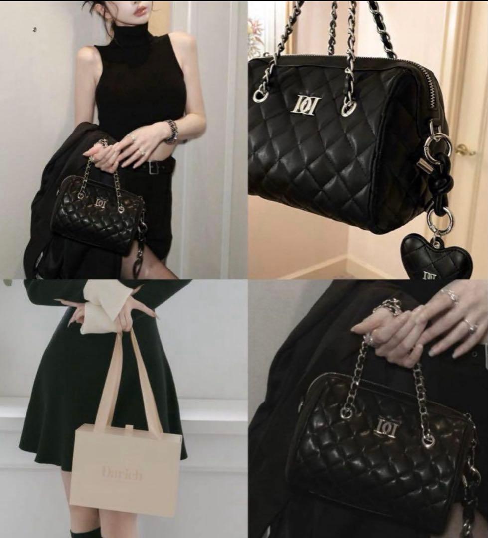 Darichダーリッチ ノベルティ キルティングミニボストンバッグ新宿5