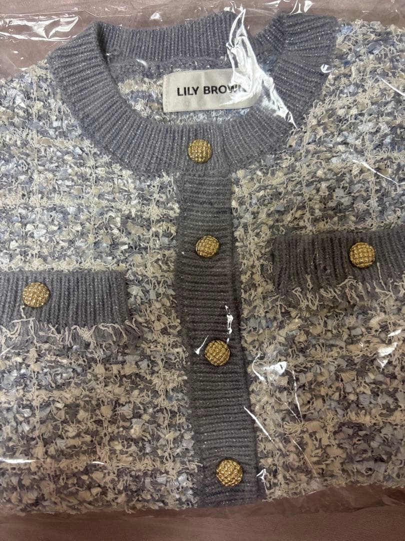 リリーブラウン 福袋2026 ツイードカーディガン - メルカリ