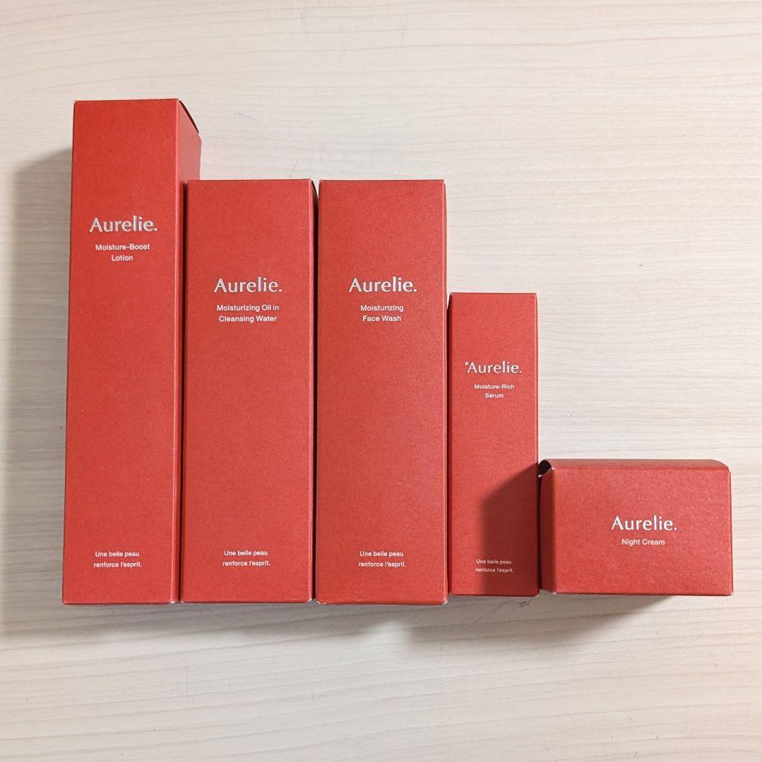 【新品未開封】Aurelie. オレリープレミアムセット全5点セット 新品未開封】Aurelie. オレリー MEGUMI スキンケアセット 5点 Aurelie
