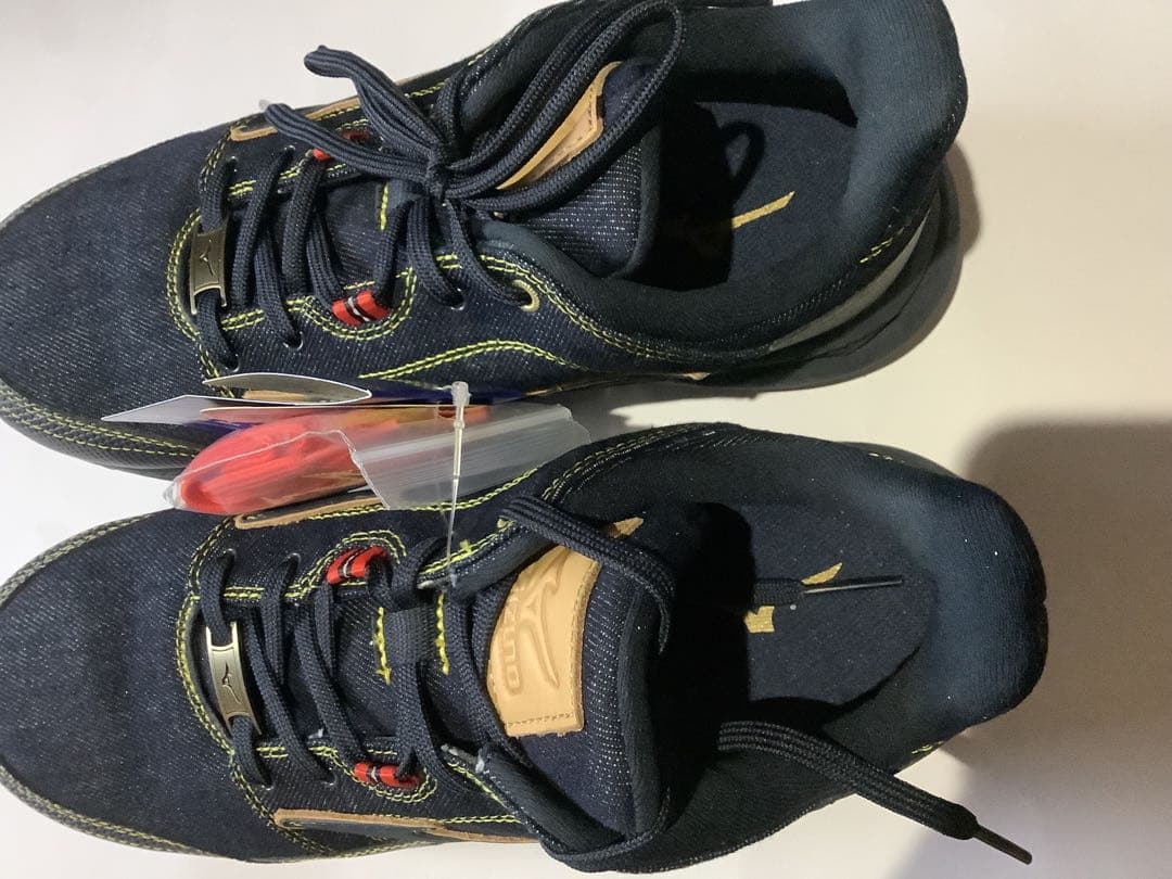 限定　ミズノ　26.5cm インディゴ　HW 11 L ローカット　安全靴