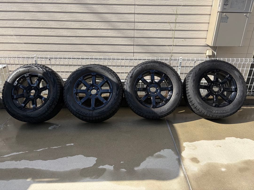 265/60R18 社外ブラックホイール スタッドレス4本セット　jeep 楽天市場】タイヤ 265／60R18 ホイールセット（ホイール穴数5）の通販