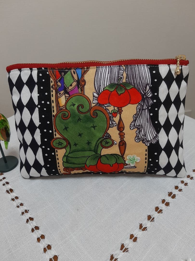 ロラライハリスポーチ ハンドメイド新品未使用 ファスナー20㎝ - メルカリ