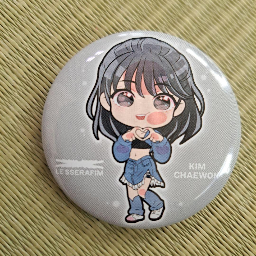LE SSERAFIM さくら・チェウォン ピンバッジセット 缶バッジ - メルカリ