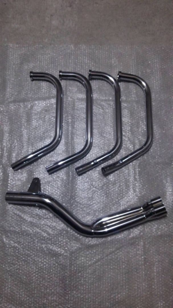 CBXの激鳴きコール専用マフラー50.8π　CBR！ガニブレ音職人ワルツ機械♪ ワルツ機械CBX400Fテールパイプメッキ / パステルロードオフィシャルサイト