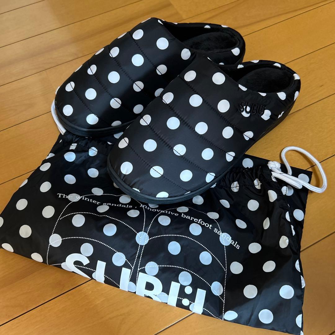 SUBU ドット サンダル　サイズ0 22〜23.5cm