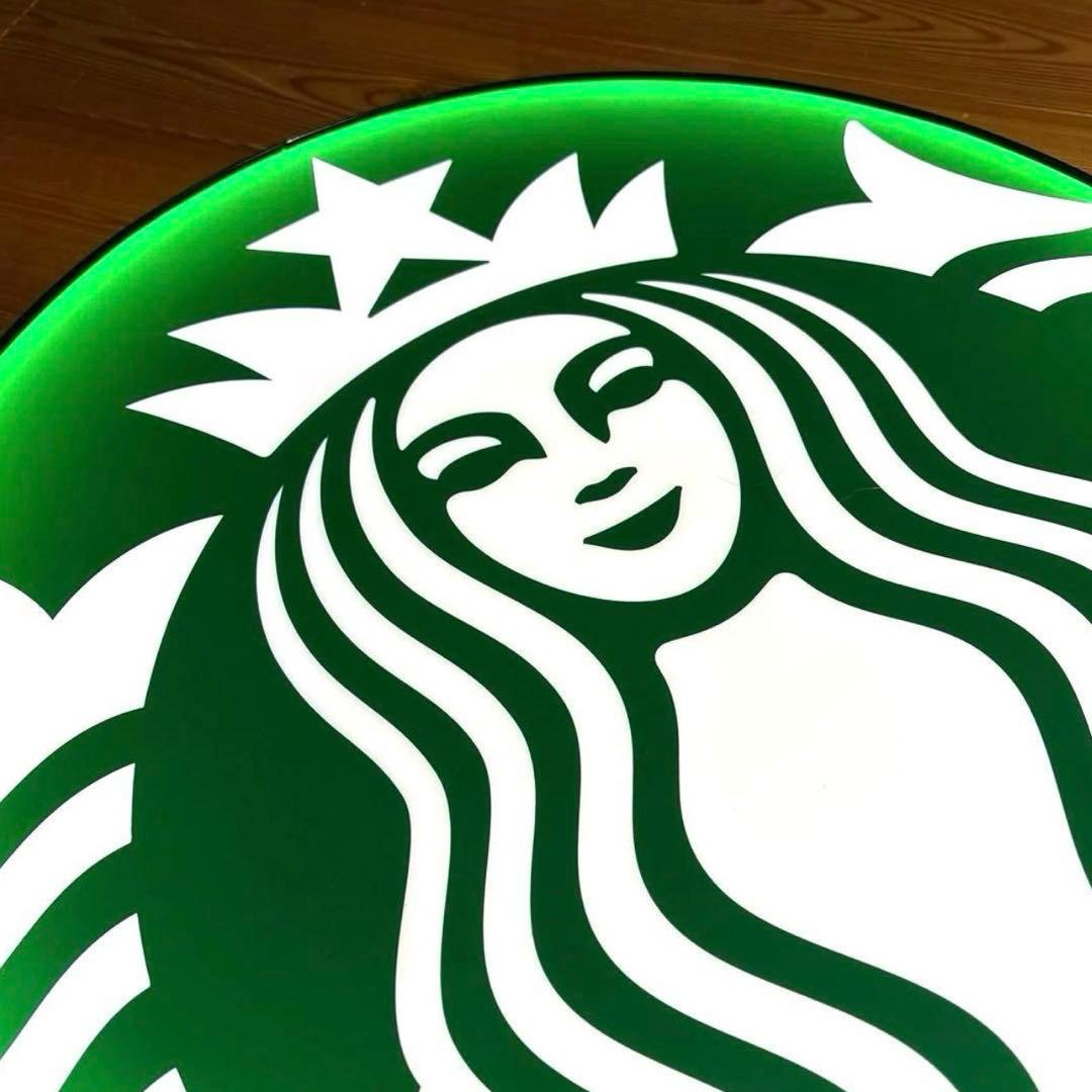 スターバックス　ライト　看板　ストアディスプレイ　サイン　店舗用　本物 スターバックス 旧ロゴ看板ライトレプリカ 新品未使用Starbucks スタバ