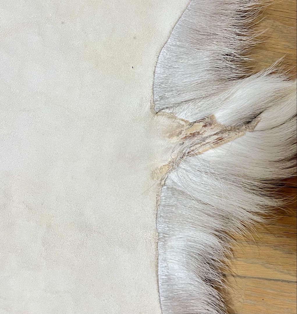 関西万博 北欧館【フィンランド製】高級トナカイの毛皮 ムートン