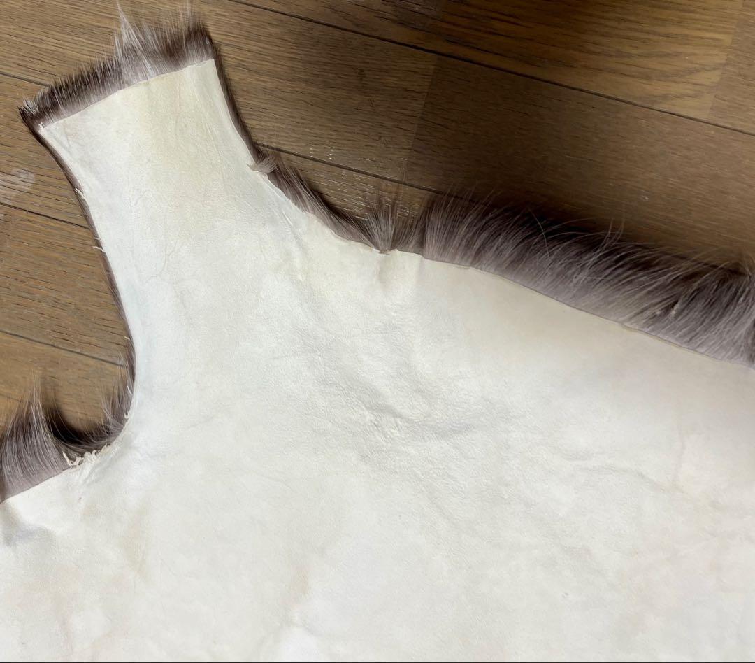 関西万博 北欧館【フィンランド製】高級トナカイの毛皮 ムートン