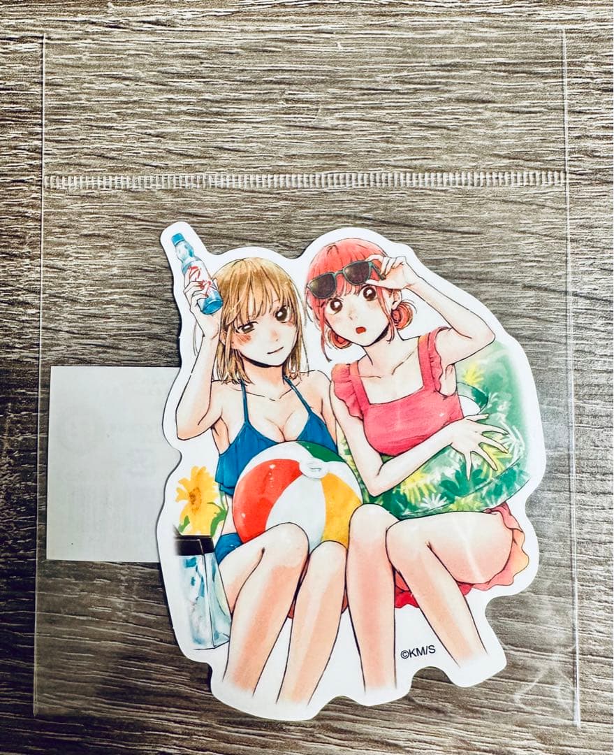 アオのハコ ジャンプショップ ダイカットステッカー 鹿野千夏 蝶野雛