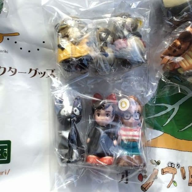 ジブリ 指人形 トトロ 紅の豚 もののけ姫 ハウルの動く城 耳をすませば