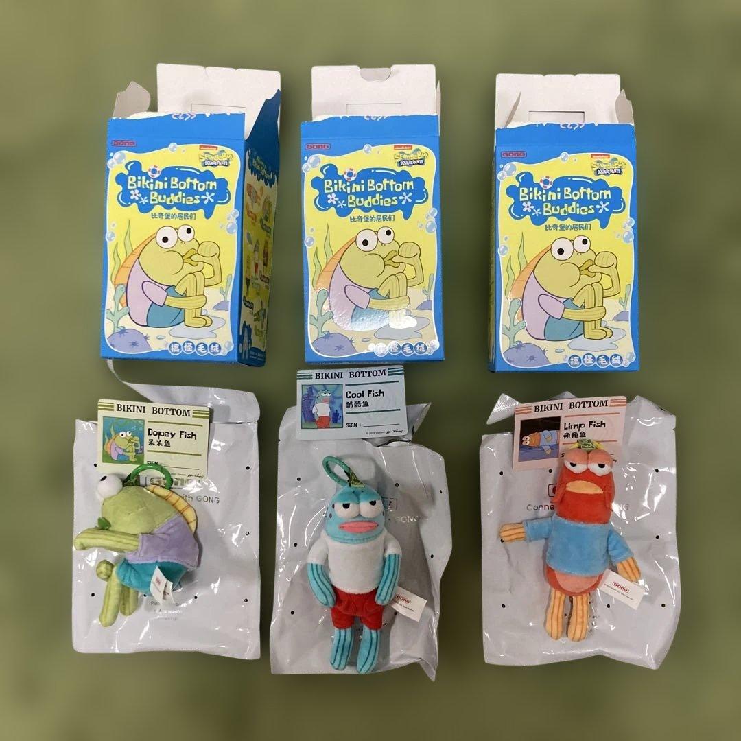Bikini Bottom Buddies 擁擁魚 呆呆魚 酷酷魚 3点セット - メルカリ