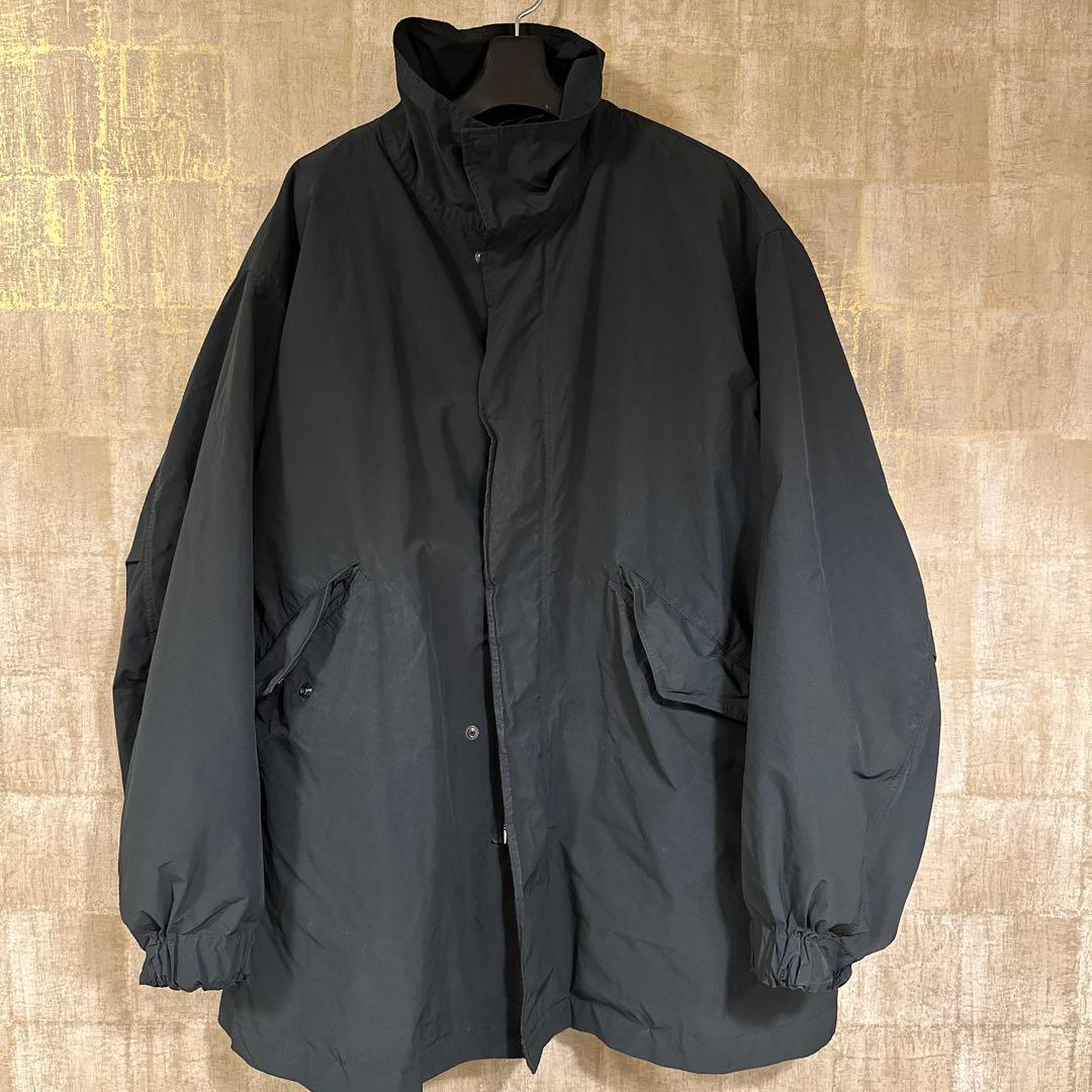 値下げ！ATON ショートモッズコート チャコールグレー - メルカリ