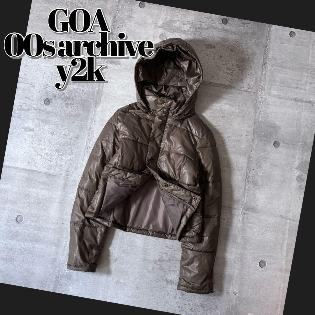 00s archive goa short length down jacket - メルカリ