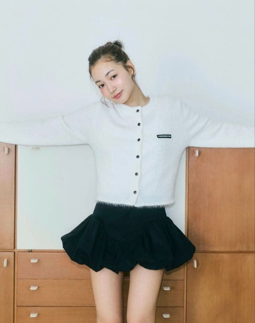 searoomlynn Glitter Yarn Knitカーディガン Glitter Yarn Knitカーディガン