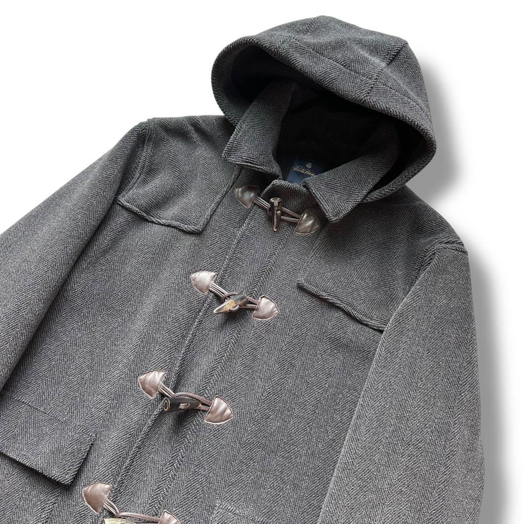 XL ブルックスブラザーズ ダッフルコート ムーアブルック ヘリンボーン